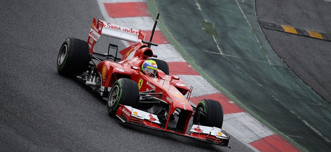 Felipe Massa, test Barcelona 2013