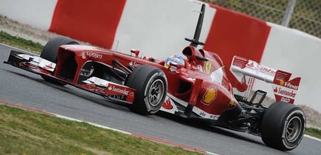 Fernando Alonso, pretemporada 2013, Barcelona