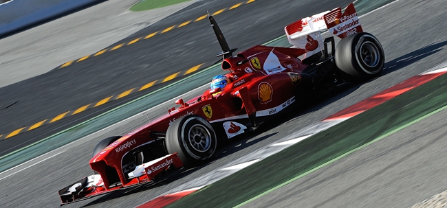 Fernando Alonso, Barcelona, pretemporada 2013