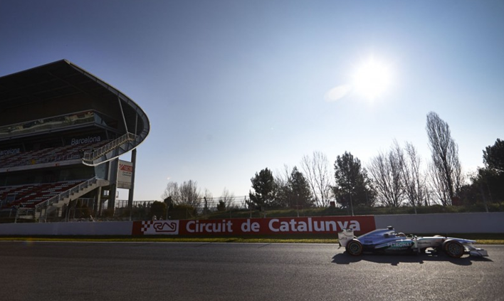 Hamilton. 1º Test Barcelona 2013