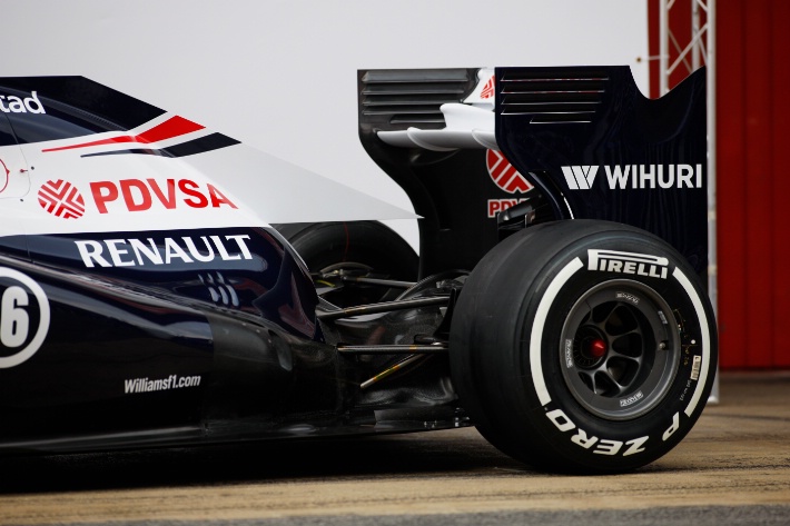 Parte trasera del Williams FW35