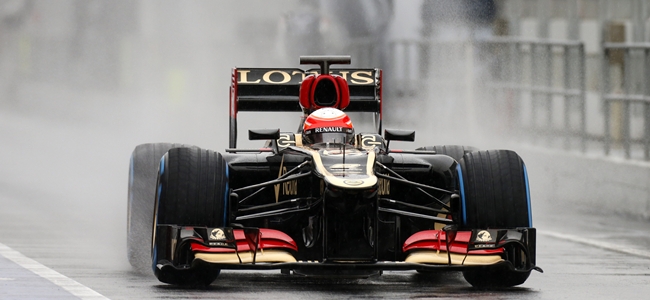 Romain Grosjean, Barcelona 2013 test