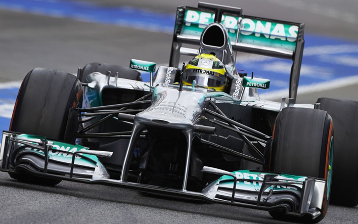 Rosberg. 1º Test Barcelona 2013