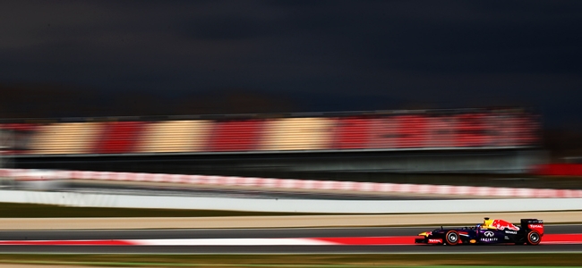 Sebastian Vettel, Barcelona test 2013