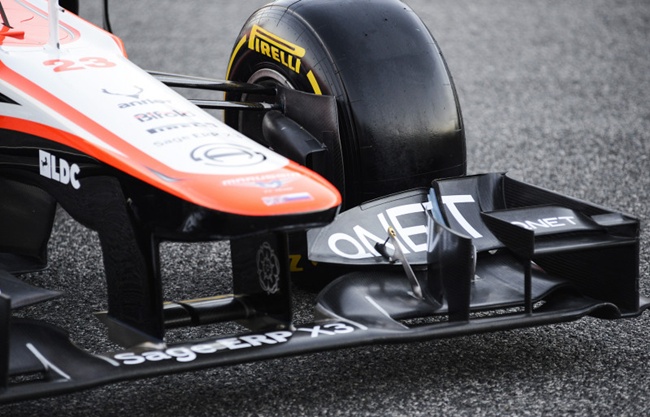 Nariz del Marussia MR02