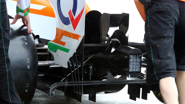 Difusor del Force India VJM06