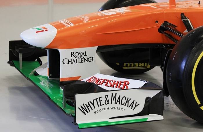 Nariz del Force India VJM06