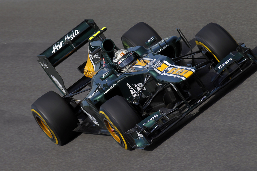 van der Garde con el Caterham CT02 b