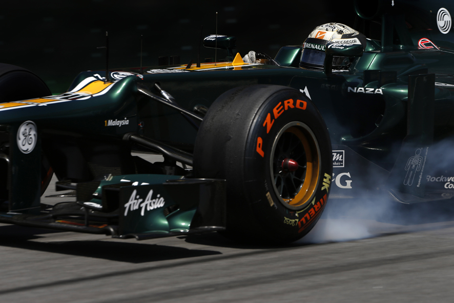 van der Garde con el Caterham CT02