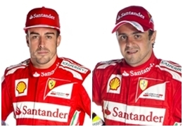 Fernando Alonso y Felipe Massa