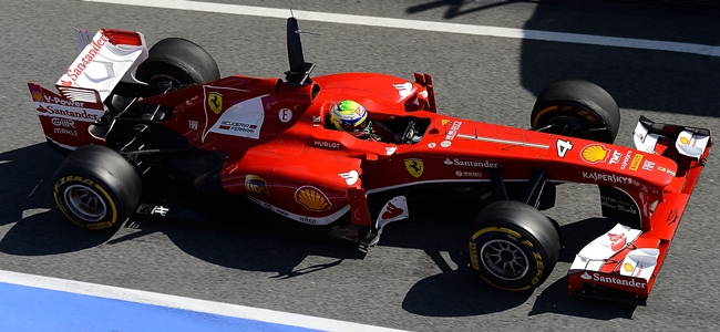 Felipe Massa, Test barcelona 2013