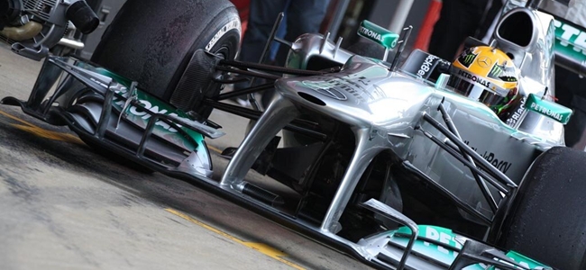 Lewis Hamilton, Test Barcelona 2013