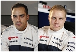 Pastor Maldonado y Valtteri Bottas