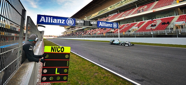 Nico Rosberg, Barcelona Test 2013