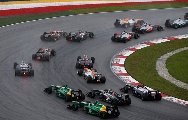 Salida GP de Malasia 2013