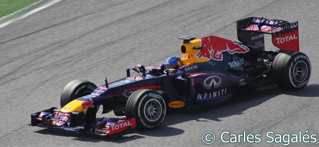 Sebastian Vettel, 2013 Test Barcelona