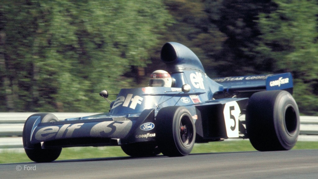 Jackie Stewart con el Tyrrell en Zolder 1973