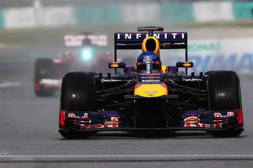 Sebastian Vettel en Malasia 2013