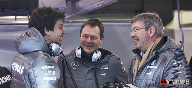 Aldo Costa, Wolff, Brawn, Mercedes 2013