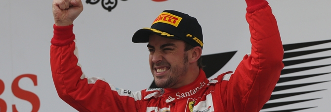 Fernando Alonso, GP India 2013, Victoria