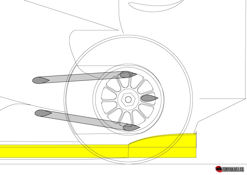 Configuración de suspensión trasera normal hasta el 2013