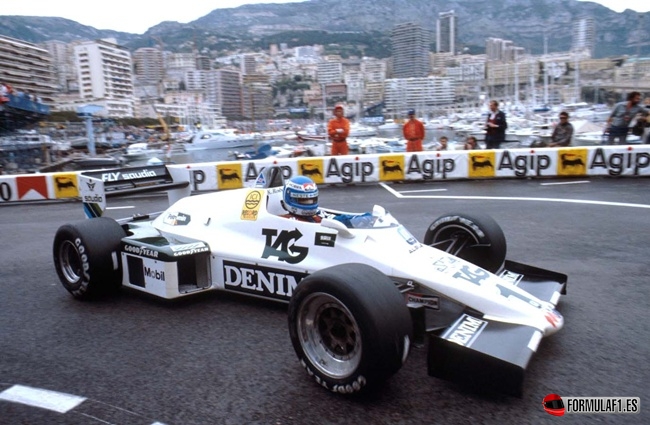 Keke Rosberg en Mónaco 1983
