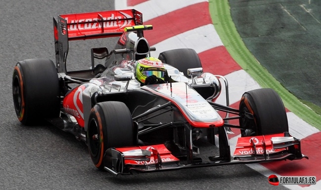 Sergio Perez en Barcelona 2013