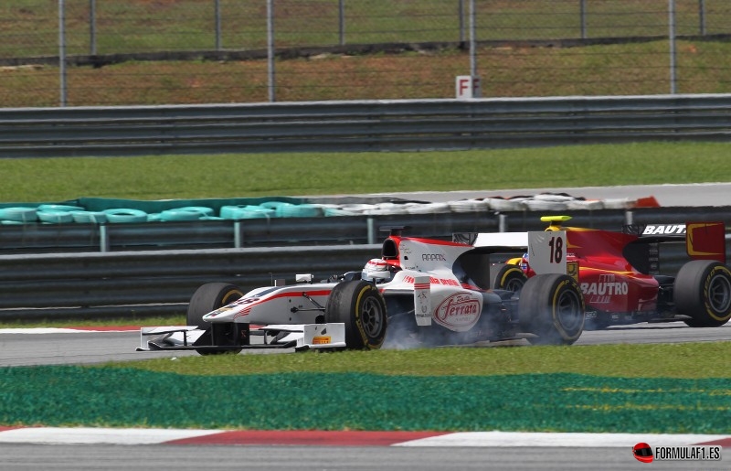 Stefano Coletti y Fabio Leimer en Sepang 2013