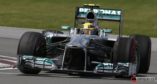 Lewis Hamilton en Canadá 2013