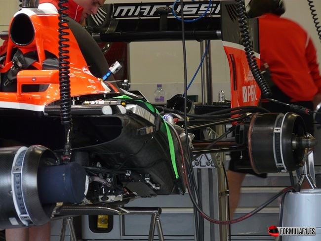 Marussia en Silverstone 2013