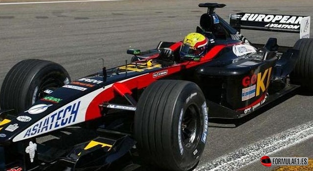 Minardi F1. Mark Webber año 2002