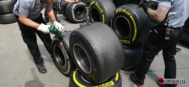 Pirelli tyres 2013 F1