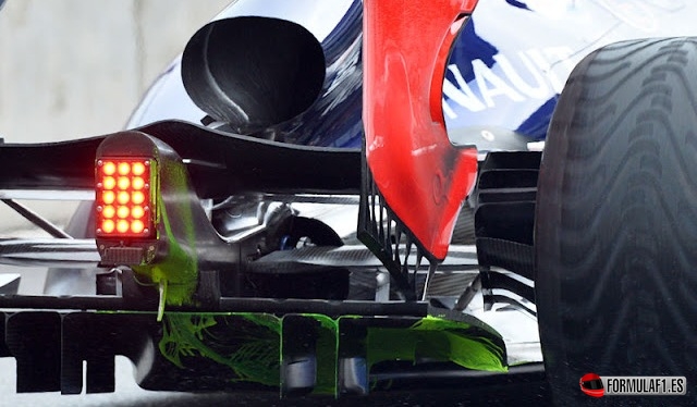Difusor del Red Bull en Spa 2013