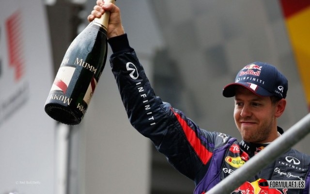 Sebastian Vettel gana en Spa 2013