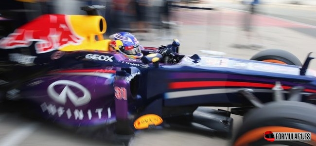 Daniel Ricciardo, Red Bull, Test Silverstone 2013