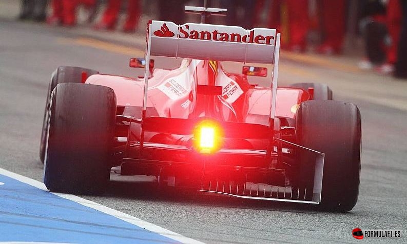 Sensores en el difusor del Ferrari F138