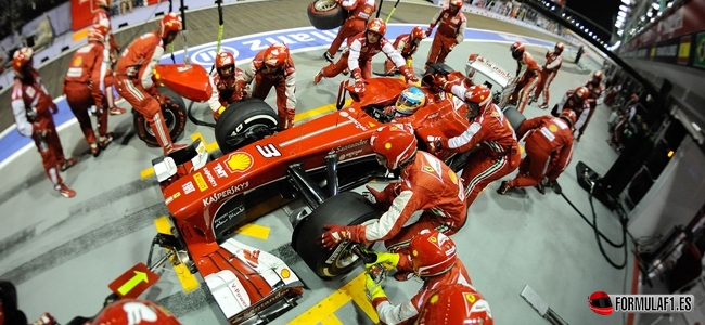 Ferrari, pit stop, Alonso