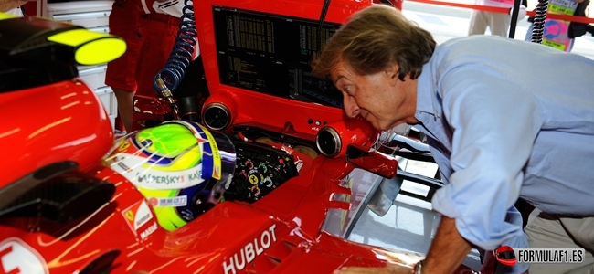 Montezemolo, Massa, Ferrari 2013