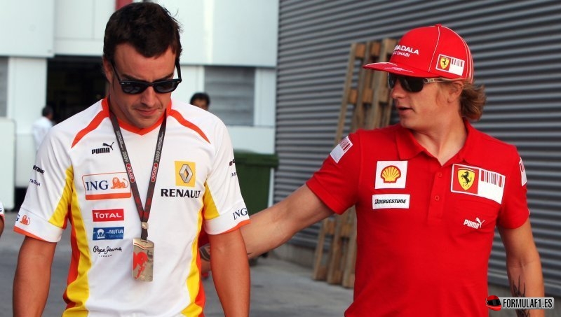 Fernando Alonso y Kimi Raikkonen