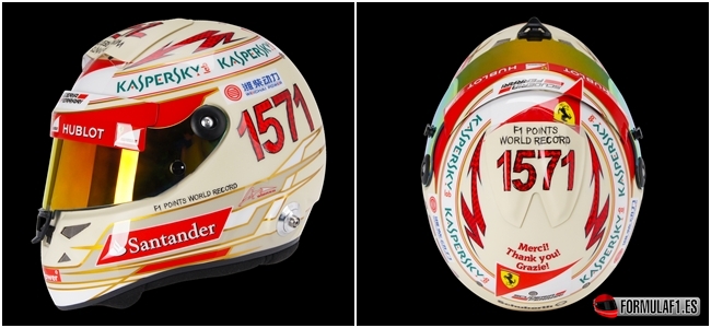 Fernando Alonso, 1571, India 2013, Casco