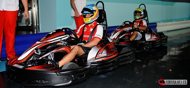 Fernando Alonso, Felipe Massa, Ferrari, Abu Dabi 2013