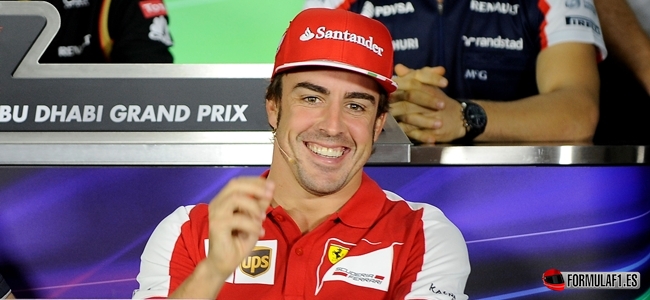 Fernando Alonso, Ferrari, Abu Dabi 2013