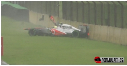 Perez crash Brasil 2013