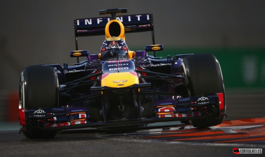 Sebastian Vettel en Abu Dabi 2013