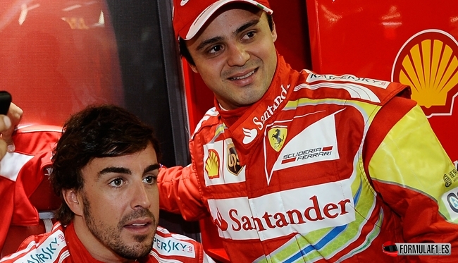 Alonso, Massa, Ferrari, F1