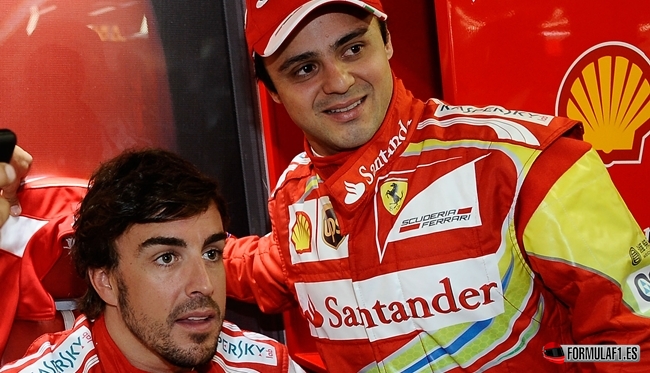 Alonso, Massa, Ferrari, F1