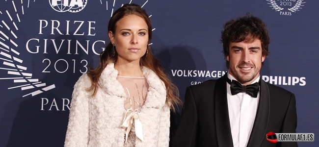 Fernando Alonso, Dasha Kapustina, Gala FIA 2013