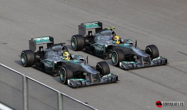 Lewis Hamilton y Nico Rosberg