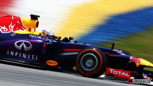 Sebastian Vettel en Sepang 2013