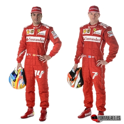 Alonso, Räikkönen, Ferrari 2014